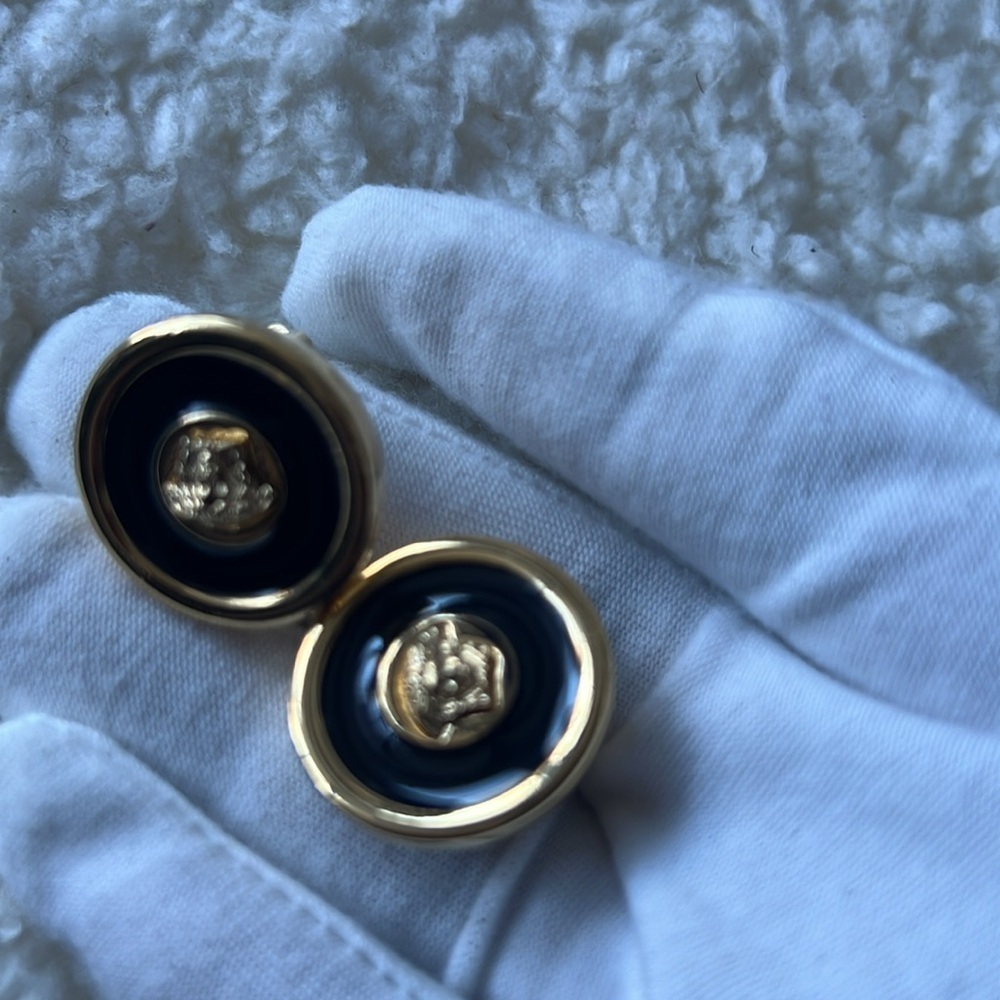 Versace Medusa clip  earrings - Picture 2 of 11